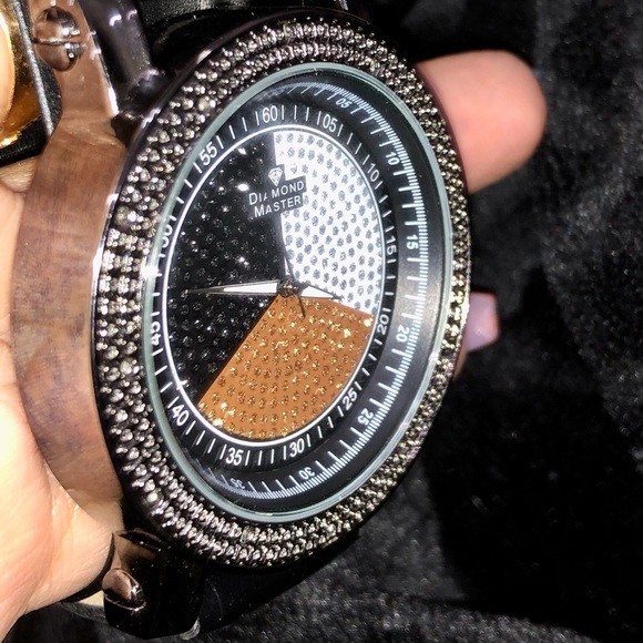 Mens real diamond custom made watch! NOT CZ SALE! - Picture 5 of 8